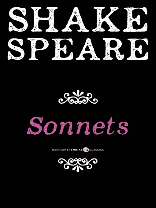 Title details for Sonnets by William Shakespeare - Available